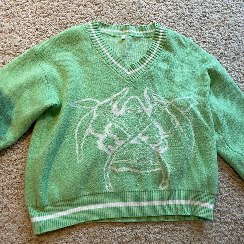 Green Vintage Cotton fleece